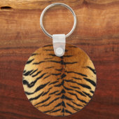 Tiger Stripe Fur Print Sleutelhanger (Voorkant)