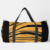Tiger Stripe Print Athletic Gym Travel Ga verder Plunjezak (Voorkant)