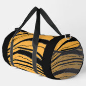 Tiger Stripe Print Athletic Gym Travel Ga verder Plunjezak (Rechterhoek)