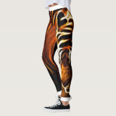 Tiger Stripe Print Leggings & Yogabroek (Links)