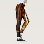 Tiger Stripe Print Leggings & Yogabroek (Rechts)