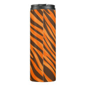 Tiger Stripe Sinaasappel Cincinnati Ohio Thermosbeker (Achterkant)