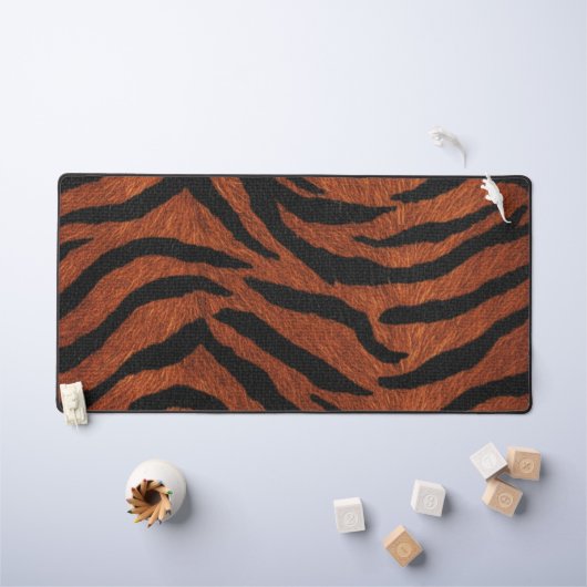 Tiger Stripe Wild Pattern Bureaumat (Kindertafel)
