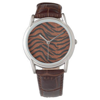 Tiger Stripe Wild Pattern Horloge