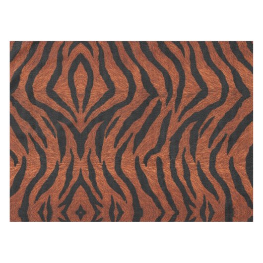 Tiger Stripe Wild Pattern Tafelkleed (Voorkant (Horizontaal))