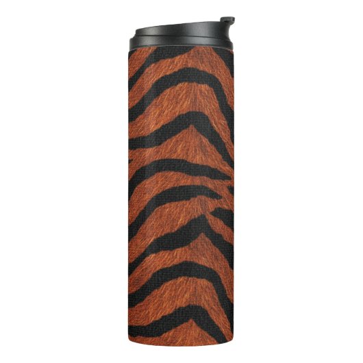 Tiger Stripe Wild Pattern Thermosbeker (Gedraaid links)