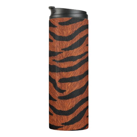 Tiger Stripe Wild Pattern Thermosbeker (Geroteerd rechts)