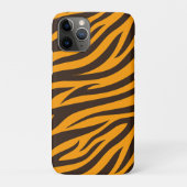 Tiger Stripe zwart Sinaasappel Wild Animal huidpat Case-Mate iPhone Case (Achterkant)