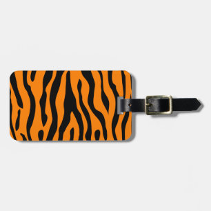Tiger Striped bagagelabel - alle tijgers bellen!