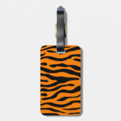Tiger Striped bagagelabel - alle tijgers bellen! (Achterkant verticaal)