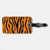 Tiger Striped bagagelabel - alle tijgers bellen! (Achterkant horizontaal)