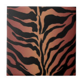 Tiger Striped Home Decor Tegeltje (Voorkant)