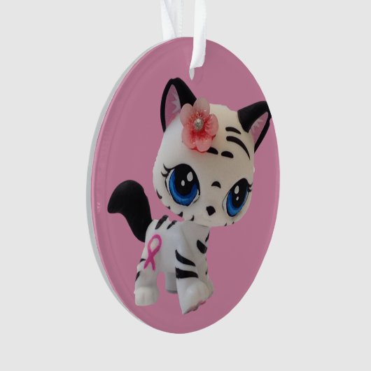 Tiger Striped Kat Ornament (voorkant)