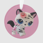 Tiger Striped Kat Ornament (voorkant)