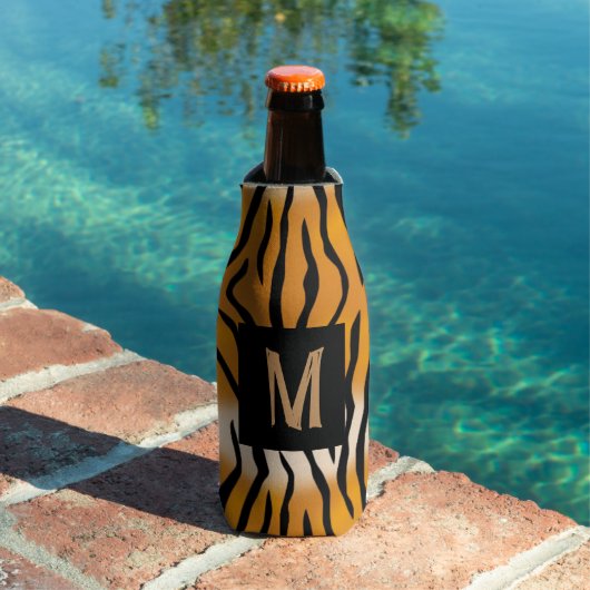 Tiger Striped Monogrammed Flesjeskoeler (Insitu Zwembad)