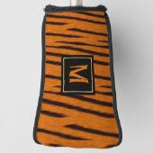 Tiger Striped Monogrammed Golfheadcover (Draai 90)