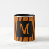 Tiger Striped Monogrammed Mok (Midden)