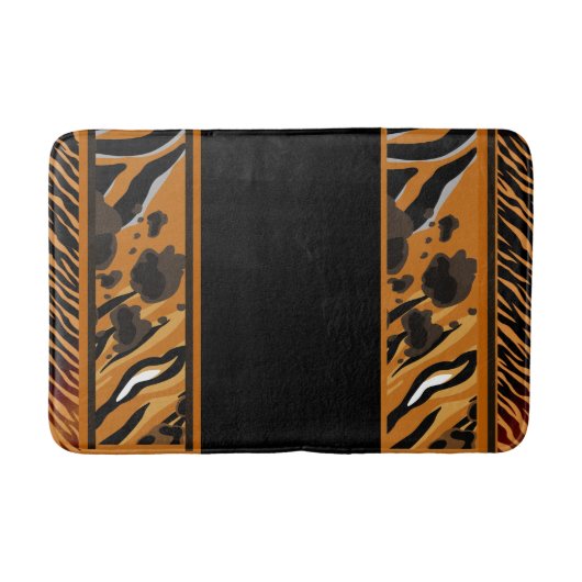 Tiger Stripes Animal Print Badmat (Voorkant)