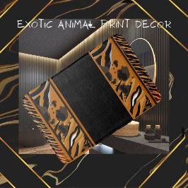 Tiger Stripes Animal Print Badmat