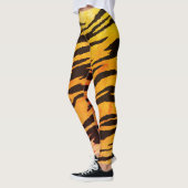 Tiger Stripes Animal Print Pattern Leggings (Links)