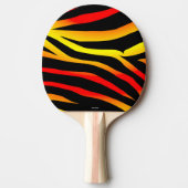 Tiger Stripes Animal Print Ping Pong Paddle Tafeltennisbatje (Voorkant)