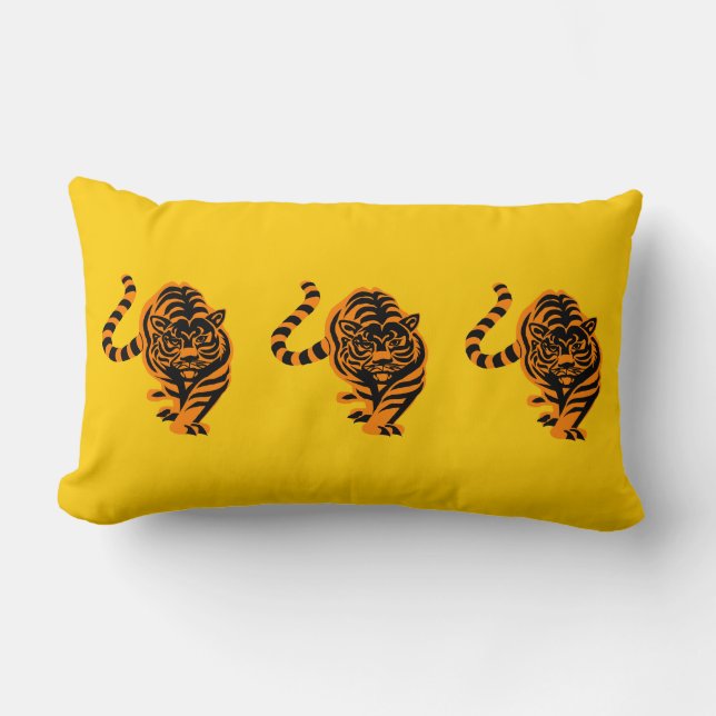Tiger Stripes Art Smart School leraar Destiny Kussen (Voorkant)