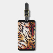 TIGER STRIPES BAGAGELABEL (Voorkant verticaal)