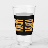 TIGER STRIPES Beer Glas (Achterkant)