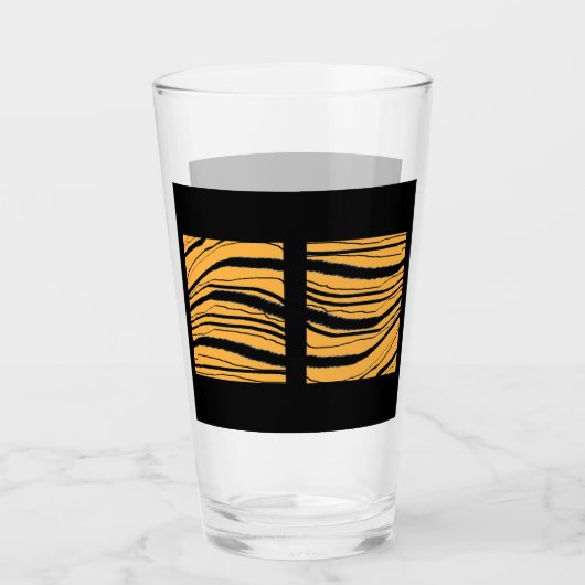 TIGER STRIPES Beer Glas (Voorkant)