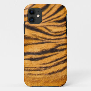 Tiger Stripes Fur Black en Oranje personaliseren d Case-Mate iPhone Case