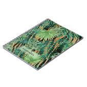 Tiger Stripes Jungle Camouflage Personalised Notitieboek (Linkerzijde)