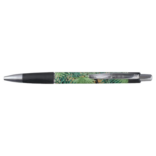 Tiger Stripes Jungle Camouflage Personalised Pen (Achterkant)