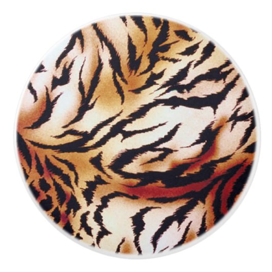 TIGER STRIPES KERAMISCHE KNOP (Voorkant)