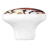 TIGER STRIPES KERAMISCHE KNOP (Zijkant)