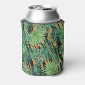 Tiger Stripes Oerwoud Camouflage, gepersonaliseerd Blikjeskoeler (Blikje Achterkant)