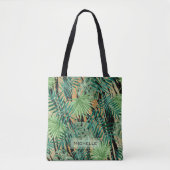 Tiger Stripes Oerwoud Camouflage, gepersonaliseerd Tote Bag (Voorkant)
