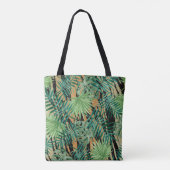 Tiger Stripes Oerwoud Camouflage, gepersonaliseerd Tote Bag (Achterkant)