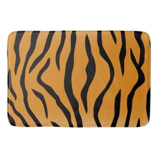 Tiger stripes pattern badmat (Voorkant)