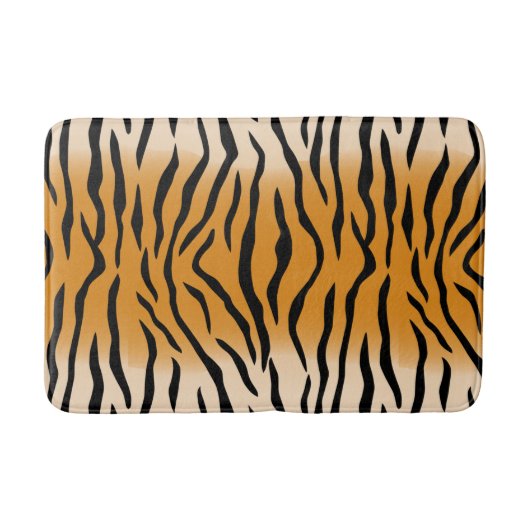 Tiger Stripes Pattern Bath Mat (Voorkant)