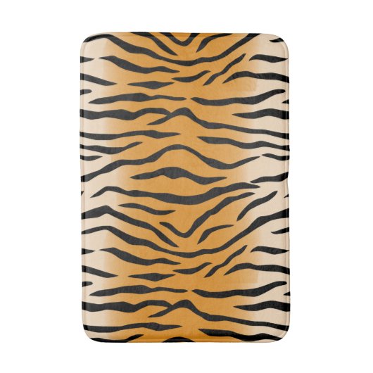 Tiger Stripes Pattern Bath Mat (Voorkant Verticaal)
