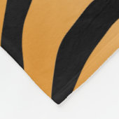 Tiger stripes pattern fleece deken (Hoek)