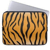 Tiger stripes pattern laptop sleeve (Voorkant)