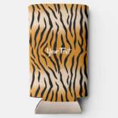 Tiger Stripes Pattern Seltzer Koelbox Blikjeskoeler (Achterkant)