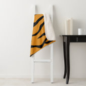 Tiger stripes pattern sherpa deken (In situ)