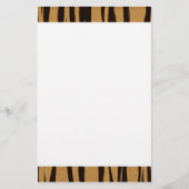 Tiger Stripes Stationery Briefpapier (Voorkant)