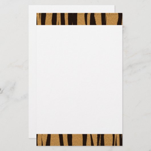 Tiger Stripes Stationery Briefpapier (Voorkant / Achterkant)