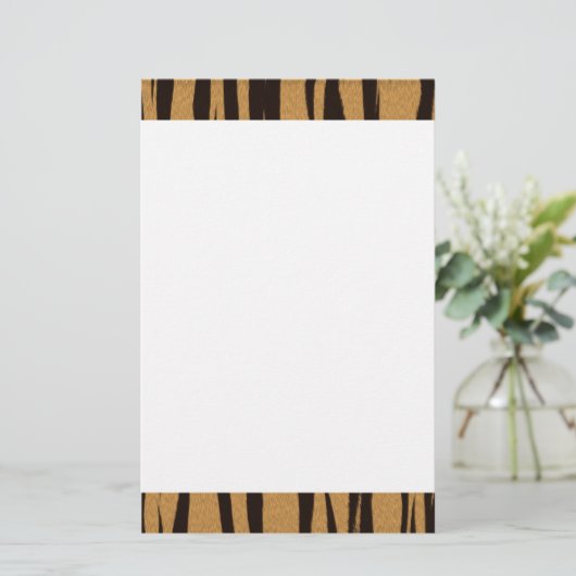 Tiger Stripes Stationery Briefpapier (Staand voorkant)