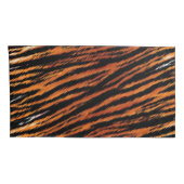 Tiger Stripes Wild Animal Print Pillow Hoesje Kussensloop (Achterkant-Rechts)