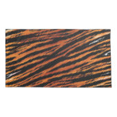 Tiger Stripes Wild Animal Print Pillow Hoesje Kussensloop (Achterkant-Links)