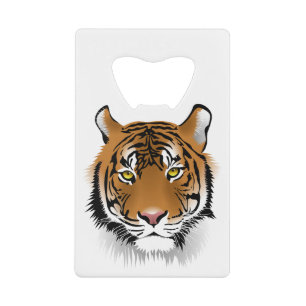 Tiger Sumatran Tiger Wildlife Man-Eater Wildcat Creditkaart Flessenopener